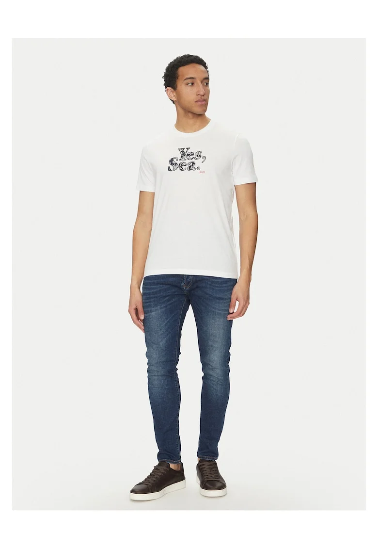 Tricou barbati  alb, din bumbac