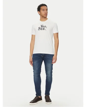 Tricou barbati  alb, din bumbac