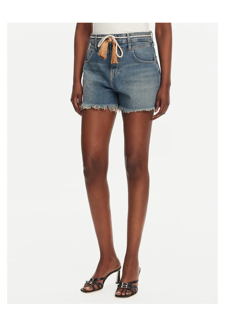 Blugi scurti dama  denim, albastru