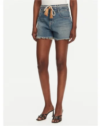 Blugi scurti dama  denim, albastru