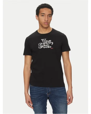 Tricou barbati  negru, bumbac