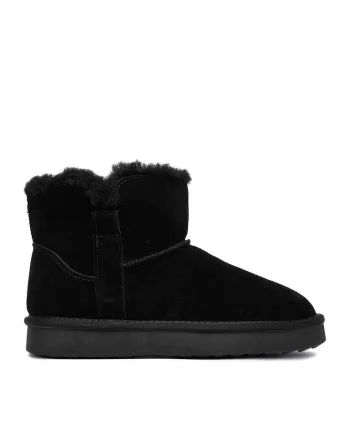 Ghete de zapada,  CEO-HJF241211-5, piele naturala, negru