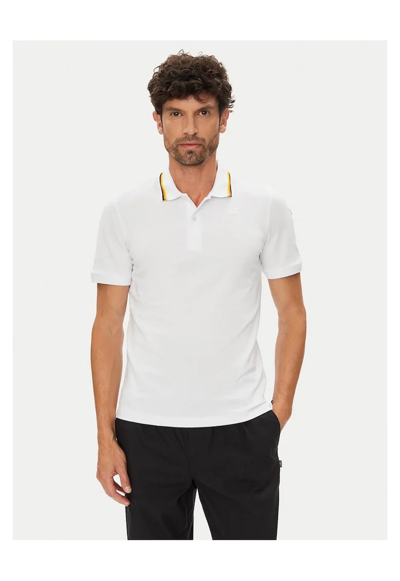 Tricou barbati  alb, bumbac