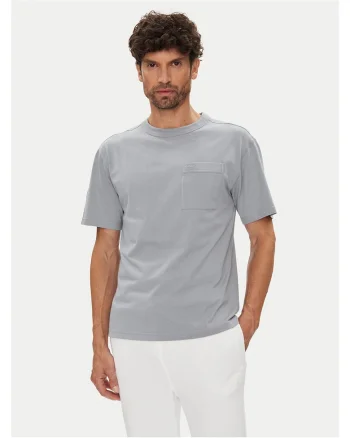 Tricou  barbati, gri, bumbac