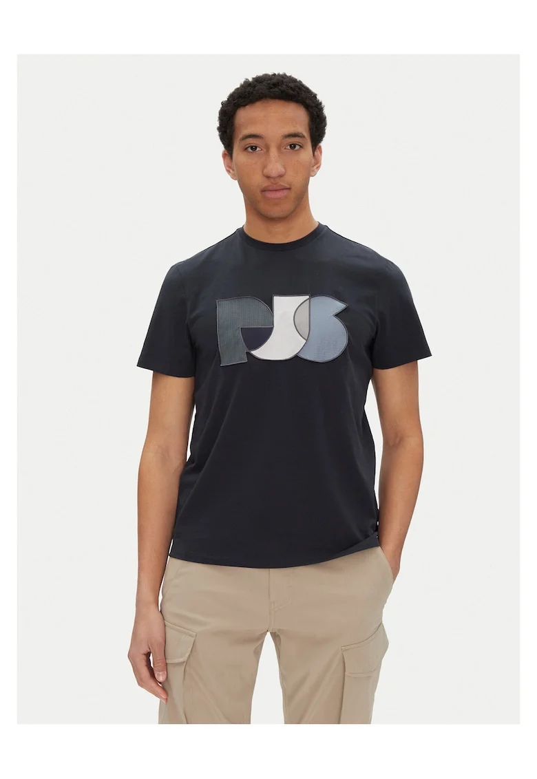 Tricou barbati  bleumarin, bumbac