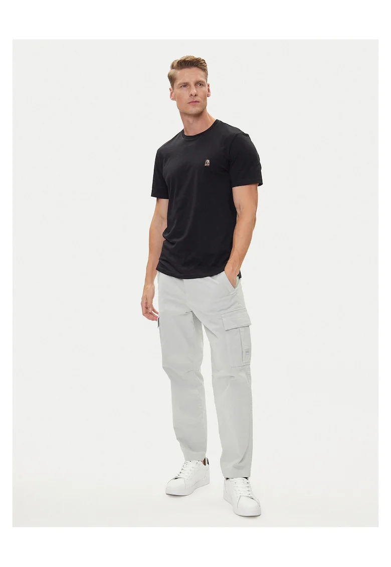 Tricou barbati,  negru, bumbac