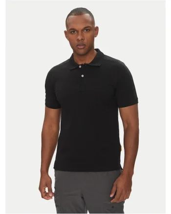Tricou barbati  negru, bumbac, model polo