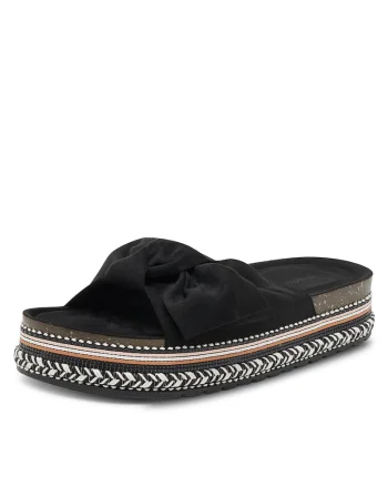 Papuci dama,  E2050-3, negru