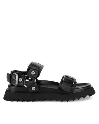 Sandale dama  piele naturala, negru