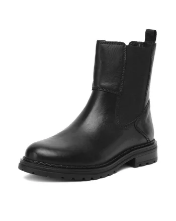 Botine dama,  piele naturala, negru CEO-WI16-TIBILISI-01