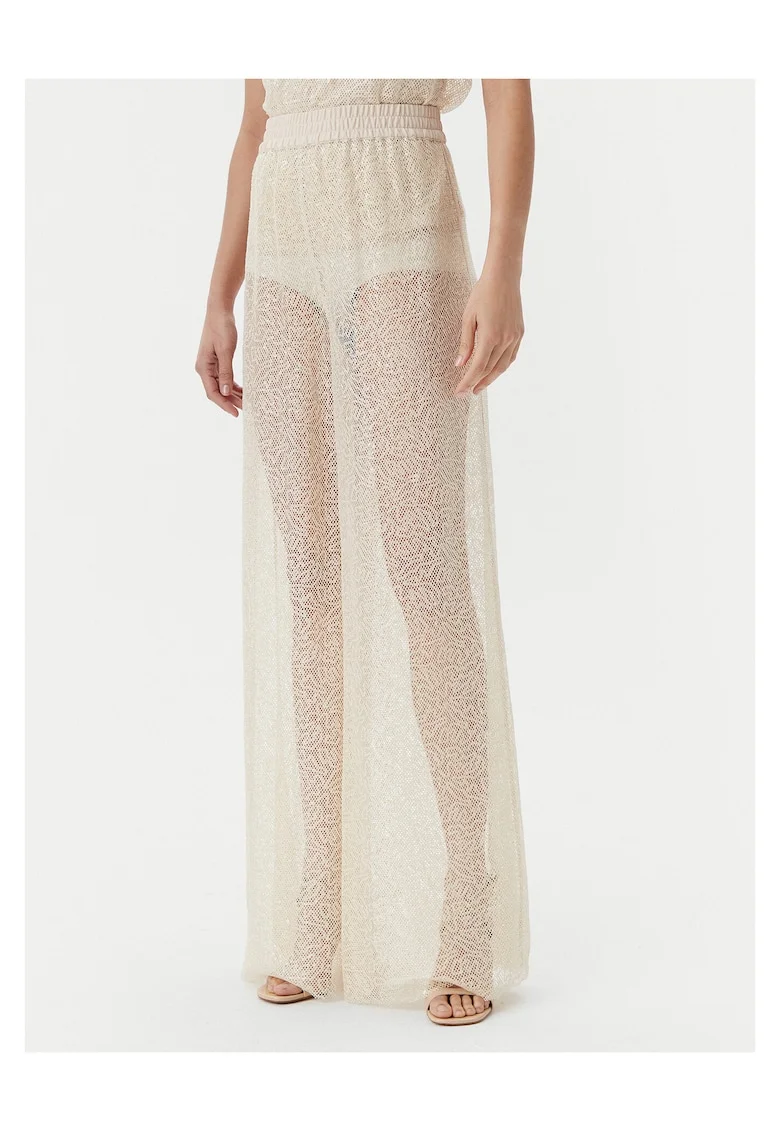 Pantaloni Palazzo pentru dama  bej