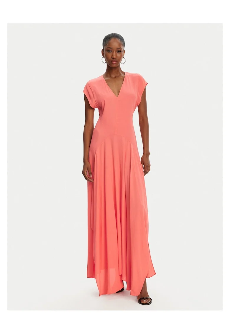 Rochie de cocktail,  corai
