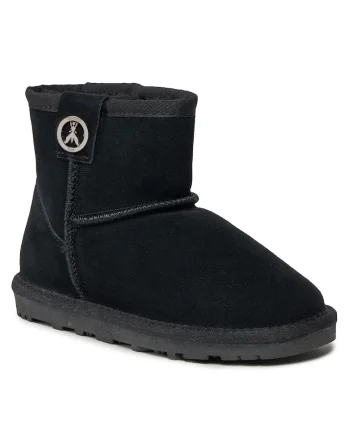 Ghete fete,  piele naturala, negru,