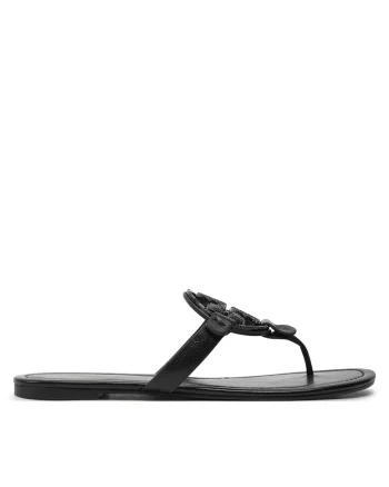 Slapi dama,  piele naturala, negri,