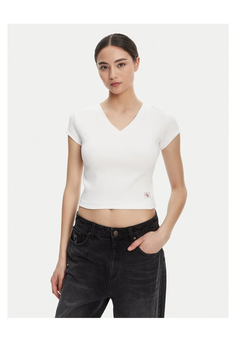 Tricou alb,  Dama