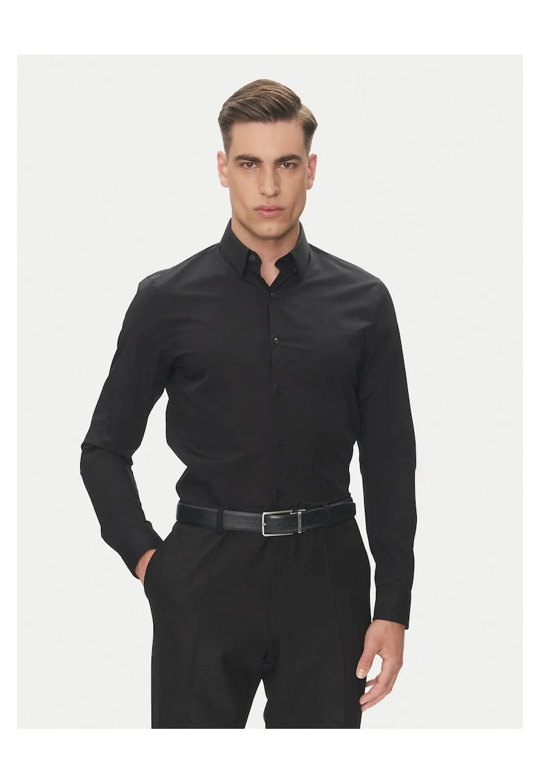 Camasa barbati  culoare negru, bumbac