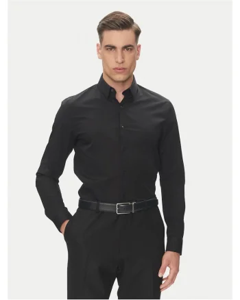 Camasa barbati  culoare negru, bumbac