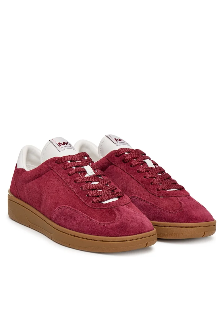 Tenisi barbati  Mulberry 691, piele naturala, rosu