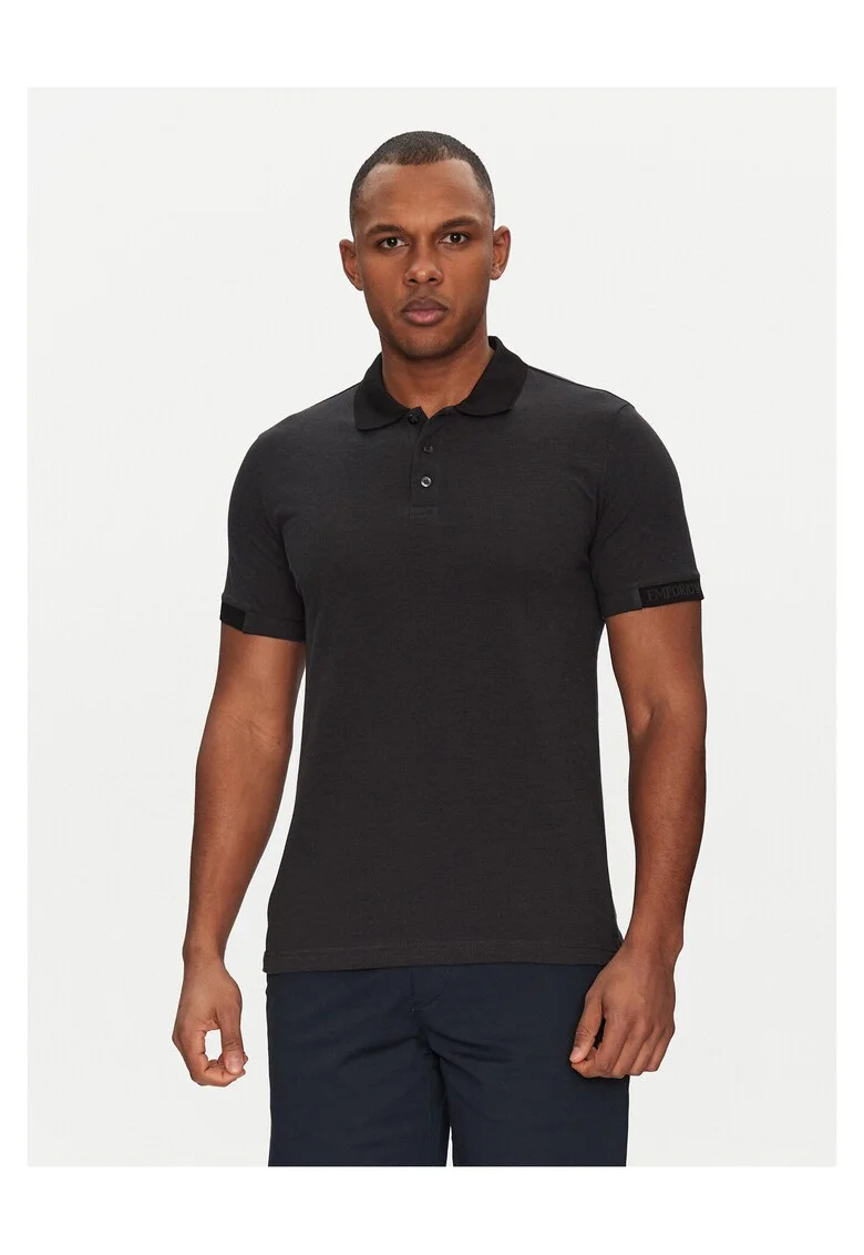 Tricou barbati  negru, 100% bumbac
