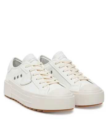 Tenisi dama  West_Blanc A009710, piele naturala, alb