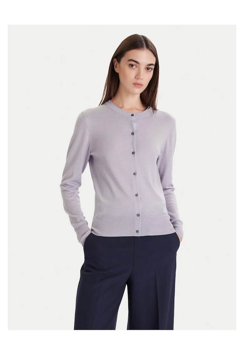 Cardigan dama  gri, tricotat