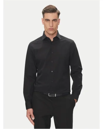 Camasa barbati  negru, bumbac