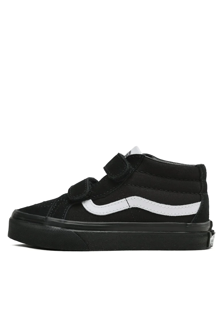 Tenisi copii,  Uy Sk8-Mid Reissue V, piele naturala, negru alb