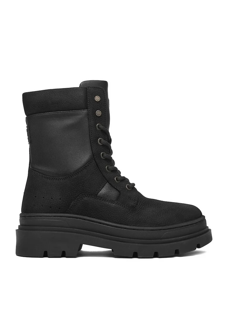 Ghete dama  piele naturala, negru, CEO-WI45-VR-3400-02
