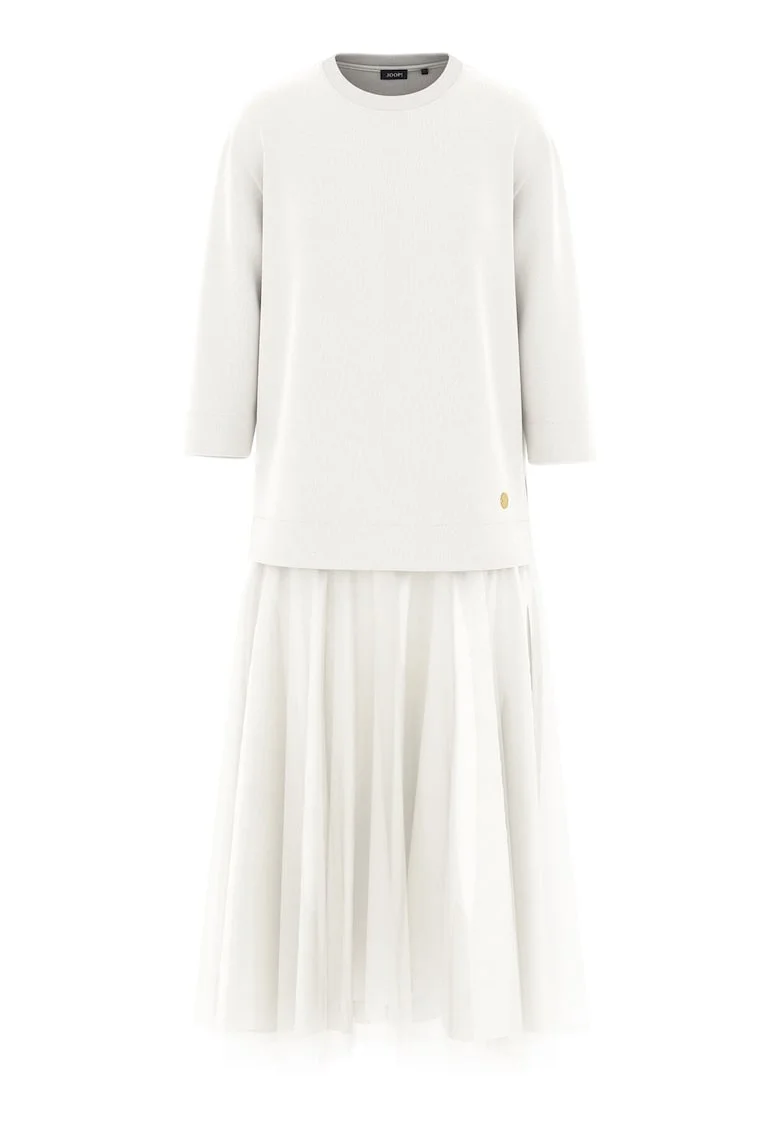 Rochie de zi,  ecru