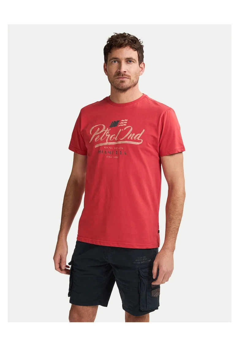 Tricou barbati  rosu, bumbac