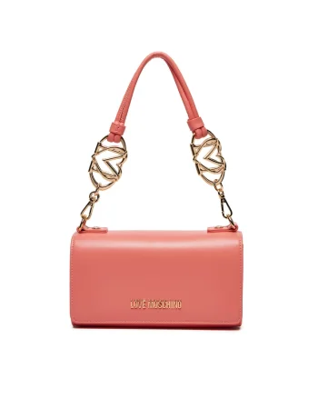 Geanta dama,  piele ecologica, Coral