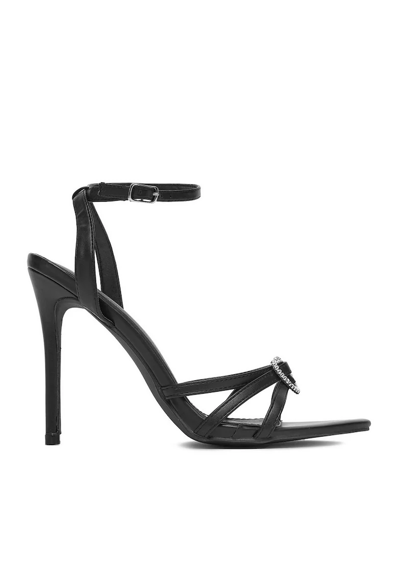 Sandale dama  model SWEETIE, Negru, Piele ecologica
