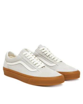 Tenisi barbati  Old Skool, piele naturala, gri