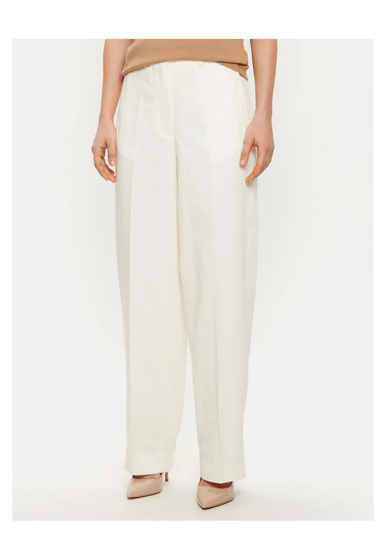 Pantaloni pentru dama,  eleganti, ecru