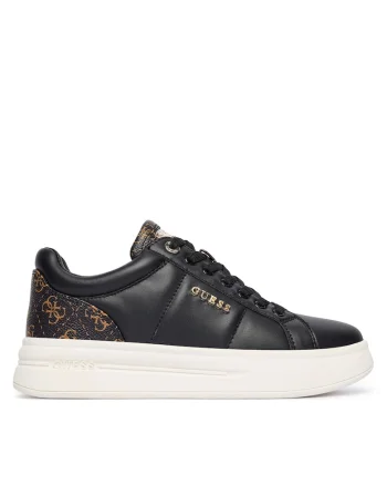 Pantofi sport dama  piele naturala, negru, model BLKBR FLFWLL