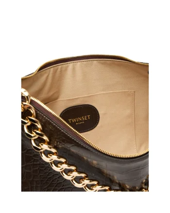 Geanta dama  Black Chocolate, piele naturala, 11054, 252TD8252