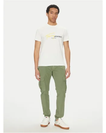 Pantaloni de barbati  verde, bumbac