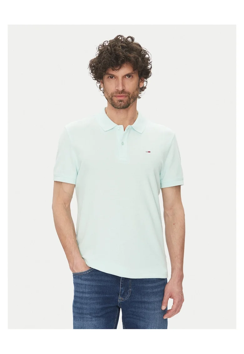 Tricou barbati  verde menta, bumbac