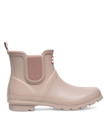 Botine dama,  HFW-001, roz, cauciuc