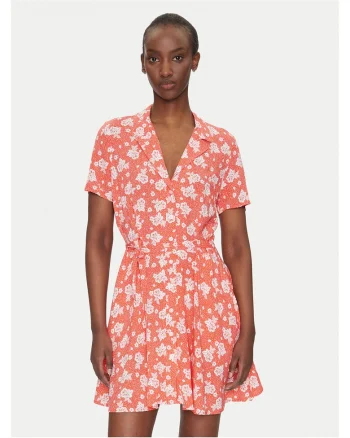 Rochie camasa,  portocalie, femei