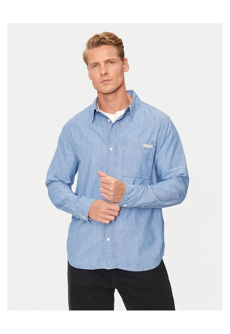 Camasa barbati  albastru, material denim
