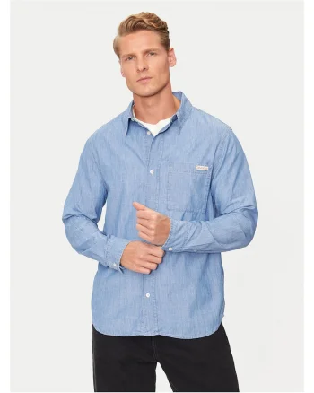 Camasa barbati  albastru, material denim