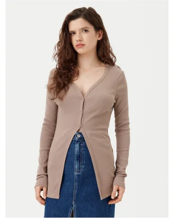Cardigan dama  bej, pulover elegant