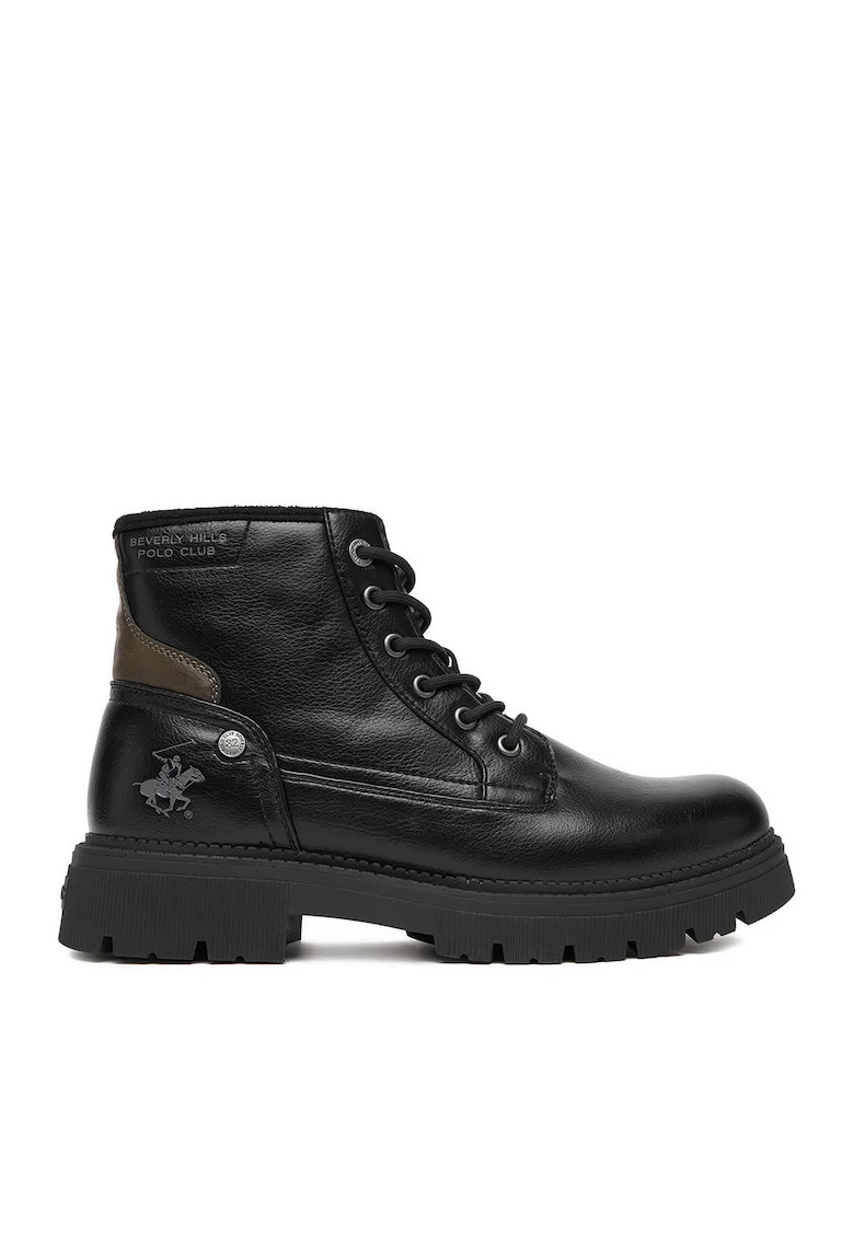 Ghete barbati,  negru, fabricat din tesatura