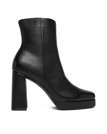 Botine dama  negru, sintetic, CEO-HY7617-1
