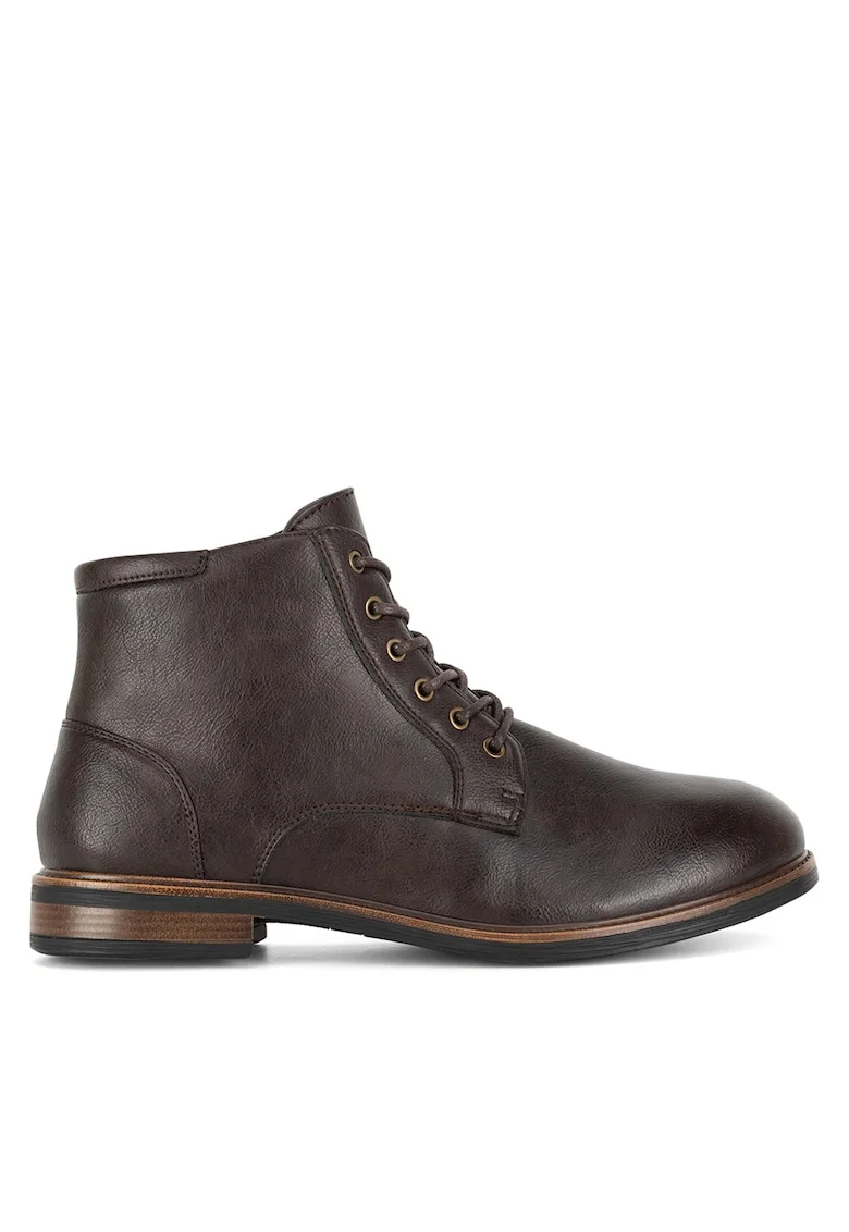 Ghete barbati,  MYL8518-1, maro, tesatura