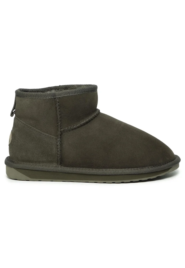 Ghete dama,  Stinger Micro, piele naturala, verde inchis