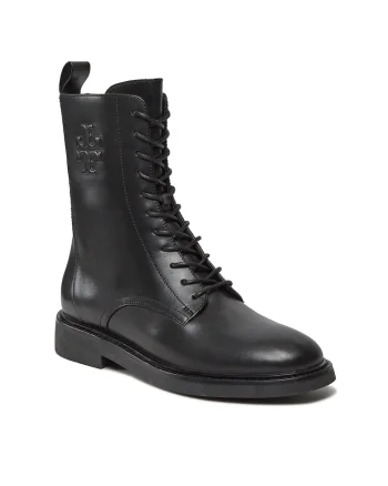 Ghete dama 006,  Piele naturala, Negru,