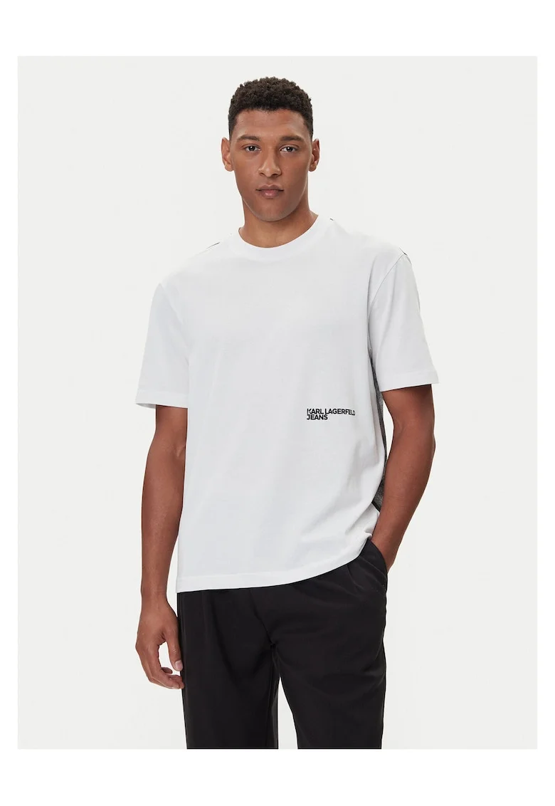 Tricou barbat,  alb, bumbac