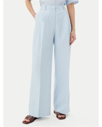 Pantaloni eleganti pentru dama,  largi, albastru